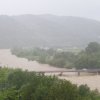 Jazowsko, Dunajec po obfitych opadach deszczu 19.07.2018 r